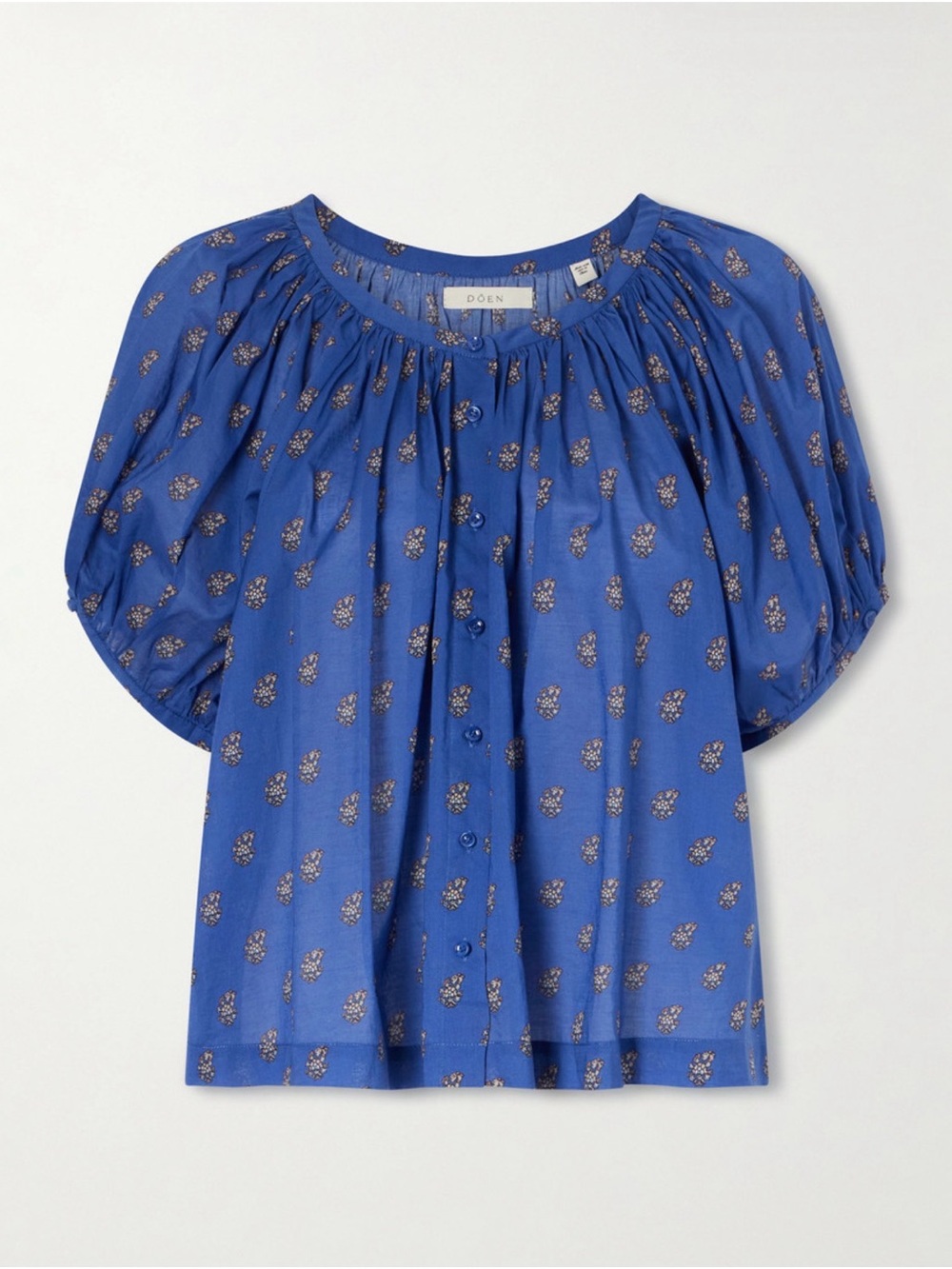 Doen June Top in Eartha Paisley